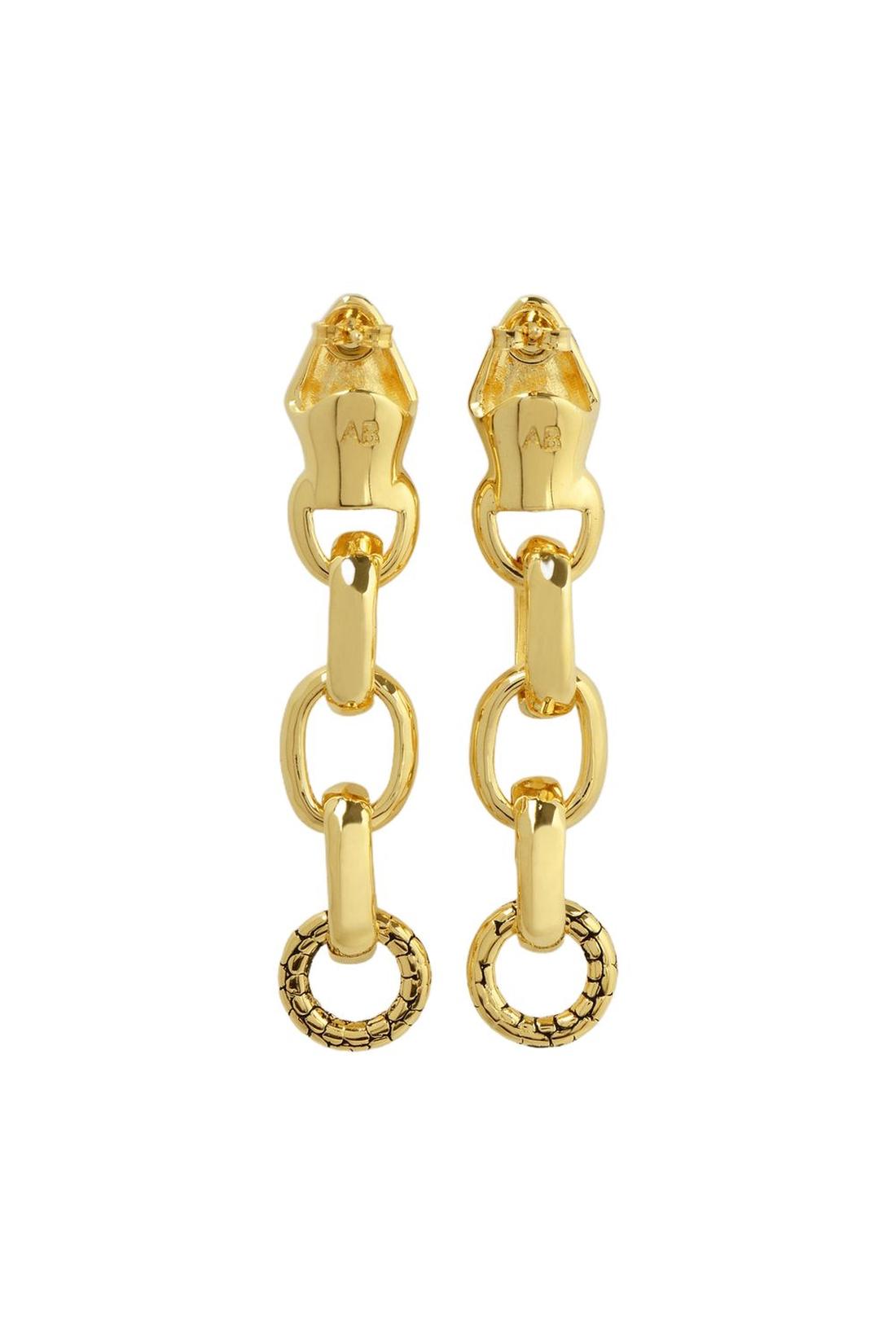 Ohrringe Tao aus blauem Metall