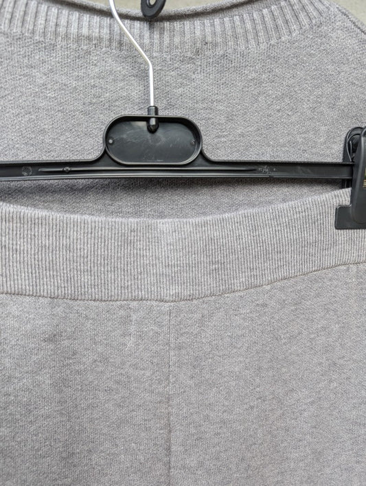 Wohlfühlset Pullover Jogginghose Feinstrick 49% Viskose 23% Nylon Grau, One Size