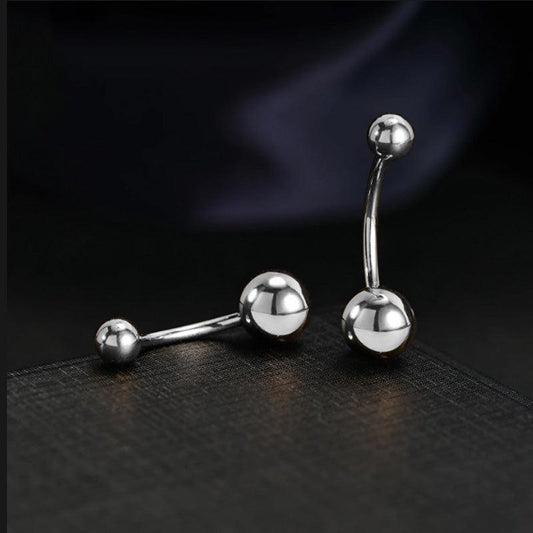 Basic Bauchnabelpiercing aus TITAN – Außengewinde