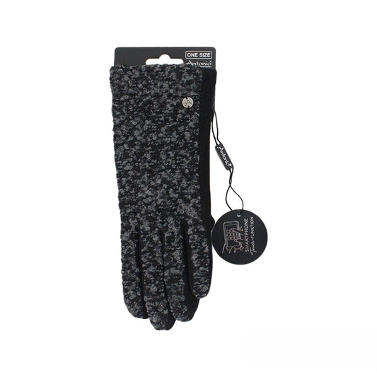 Winter Damen Handschuhe Bouclé » günstige Fingerhandschuhe » Winterhandschuhe mit Smartphone Touch-Funktion