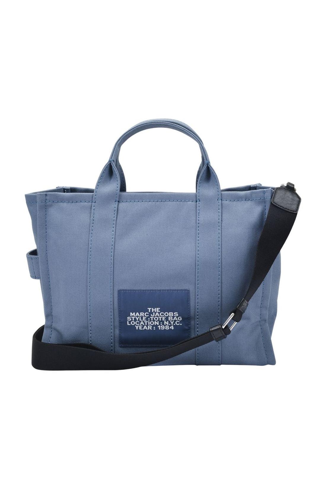 The Medium Tote Tasche aus blauem Canvas