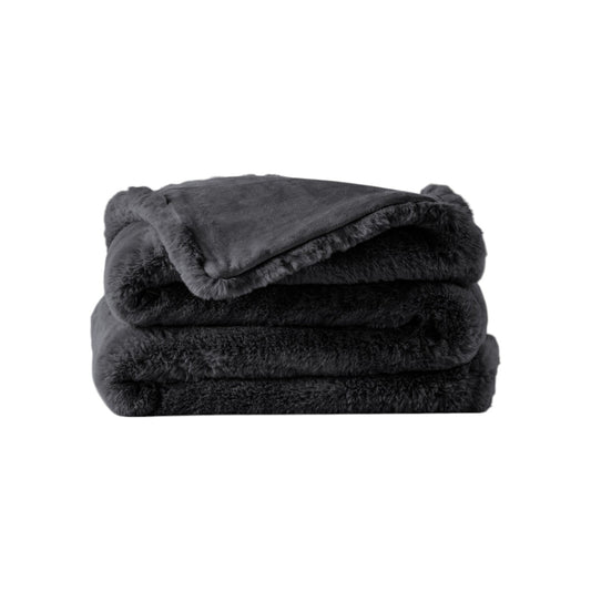 Premium Wohndecke aus Kunstfell » Dicke Hochwertige Decke » Couchdecke 150 x 200 cm » Kuscheldecke mit Wendeoptik