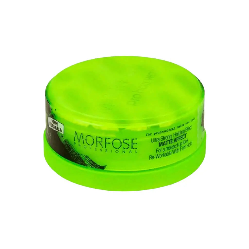 Morfose - Matte Styling Wax Ultra Strong No.2 - 150 ml grün