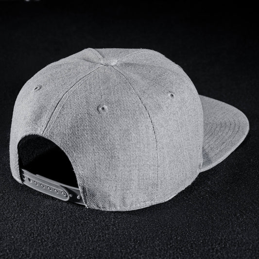 Snapback Cap - Grey & Grey