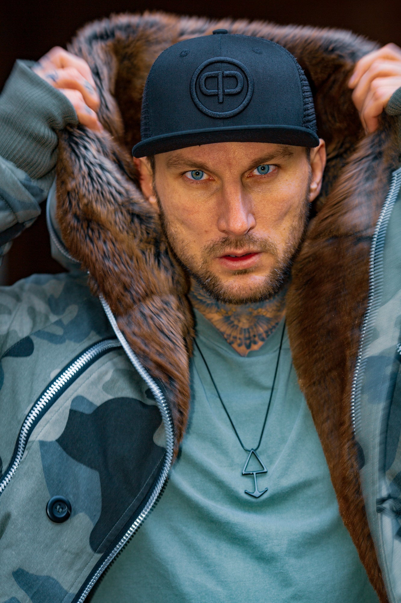 Trucker Cap - Black & Black