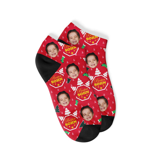 Personalisierte Christmas Sohn Sneakersocken