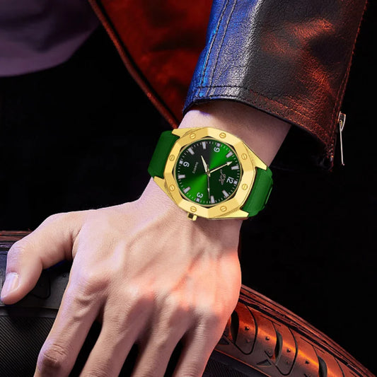 Luxury look with hidden USB Lighter watch,Stylish gift for smokers