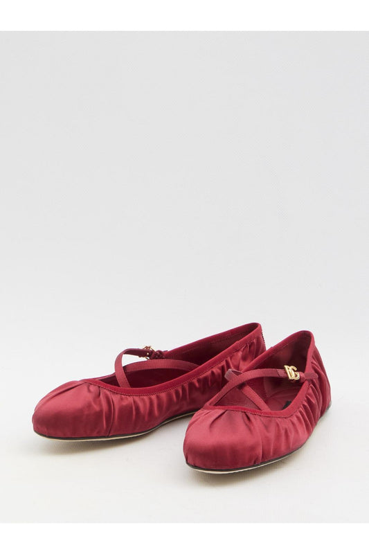 Satin ballerinas