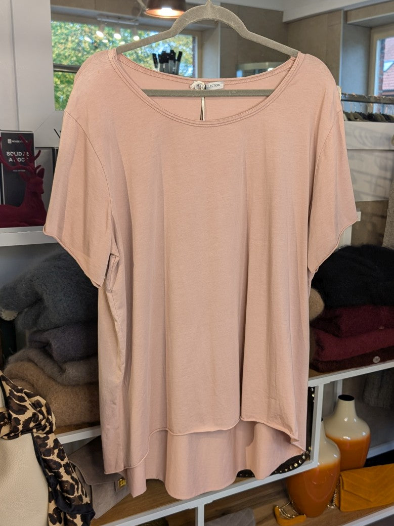 T-Shirt VoKuHiLa Altrosa Baumwolle, One Size 22124-0750