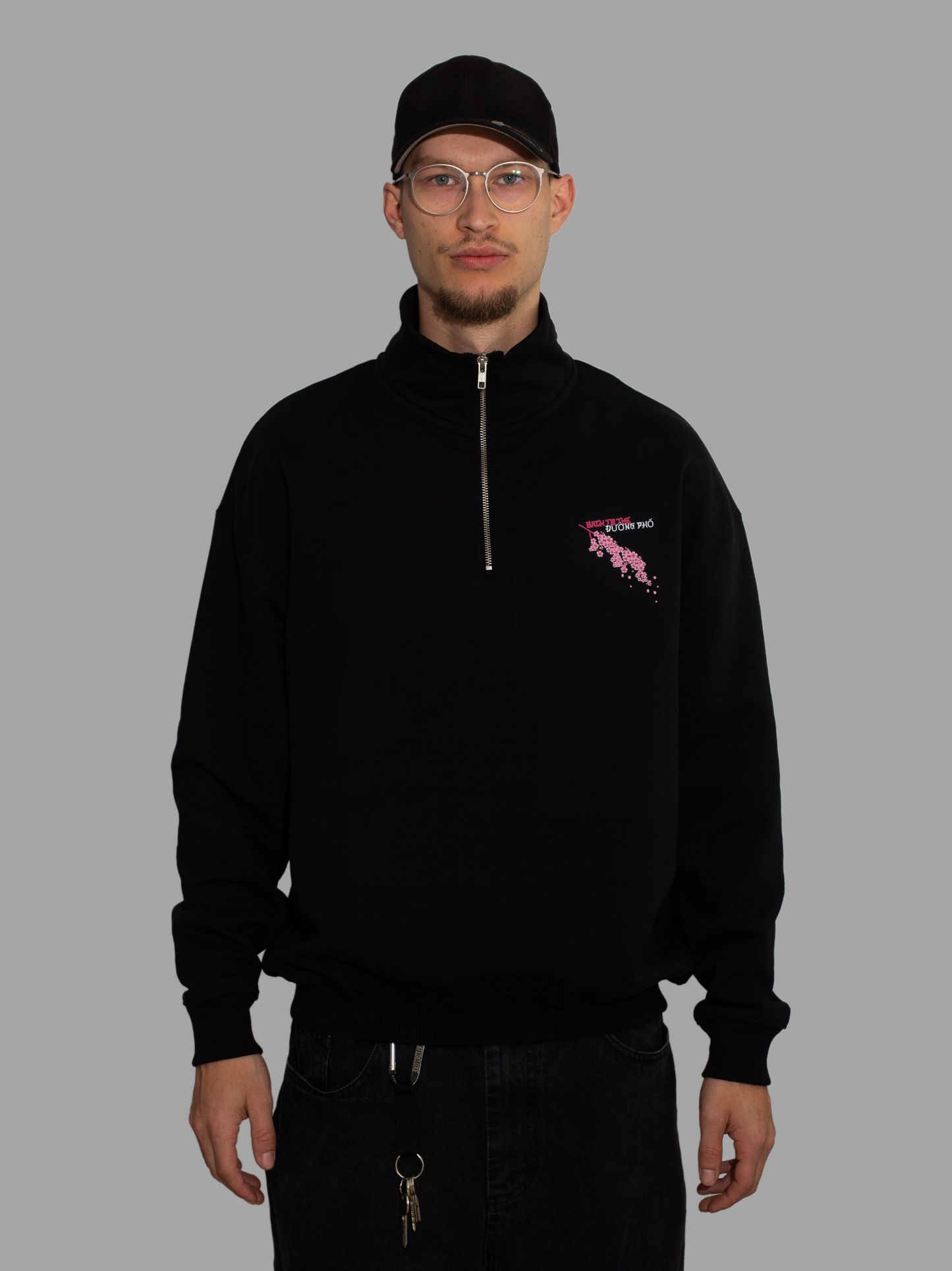 Blossom Half-Zip Hood