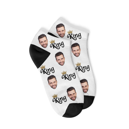 Personalisierte King Sneakersocken