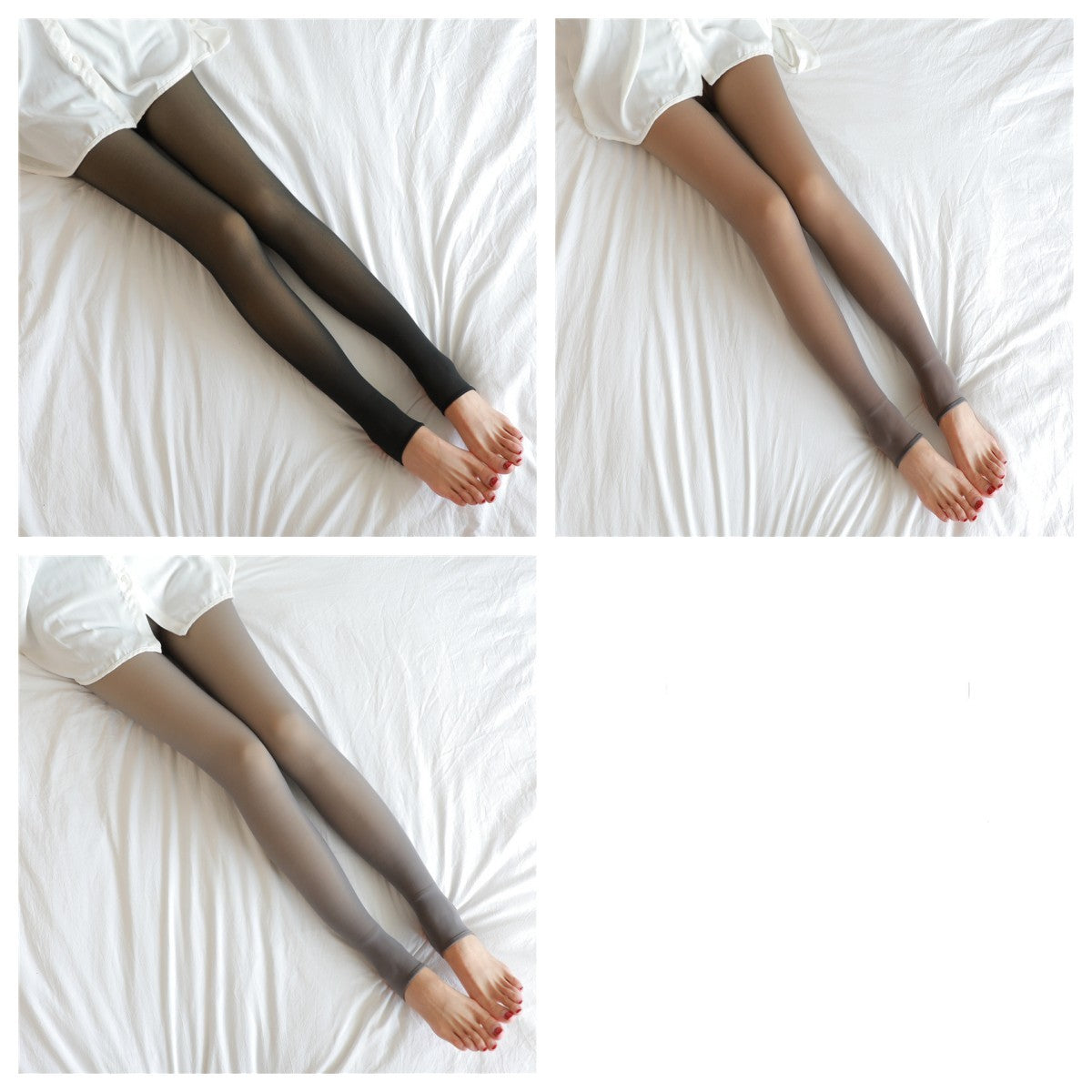 Fake Translucent Plus Size Leggings Fleece Lined Tights Fall And Winter Warm Fleece Winter Women Fleece Lined Pantyhose Thermal Winter Tights