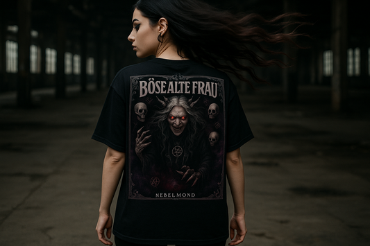 Böse Alte Frau | Dark Elders Colection | Nebelmond Oversized Shirt
