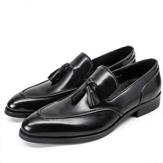 Business Casual Tassel Leather Shoes Men - AXON