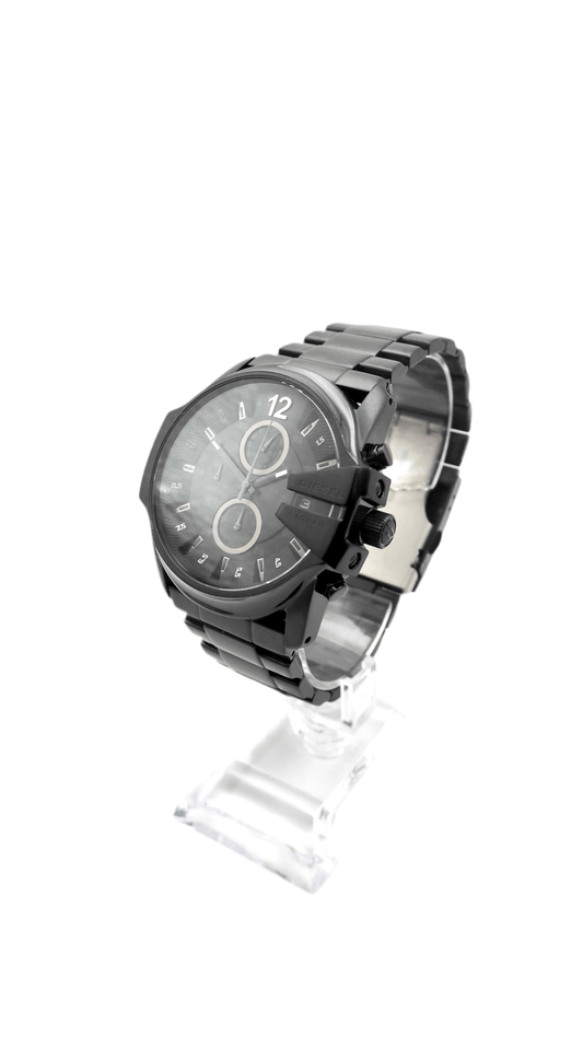 Diesel Master Chief DZ4180 Chronograph Herrenuhr 45 mm Edelstahl Neu - AXON