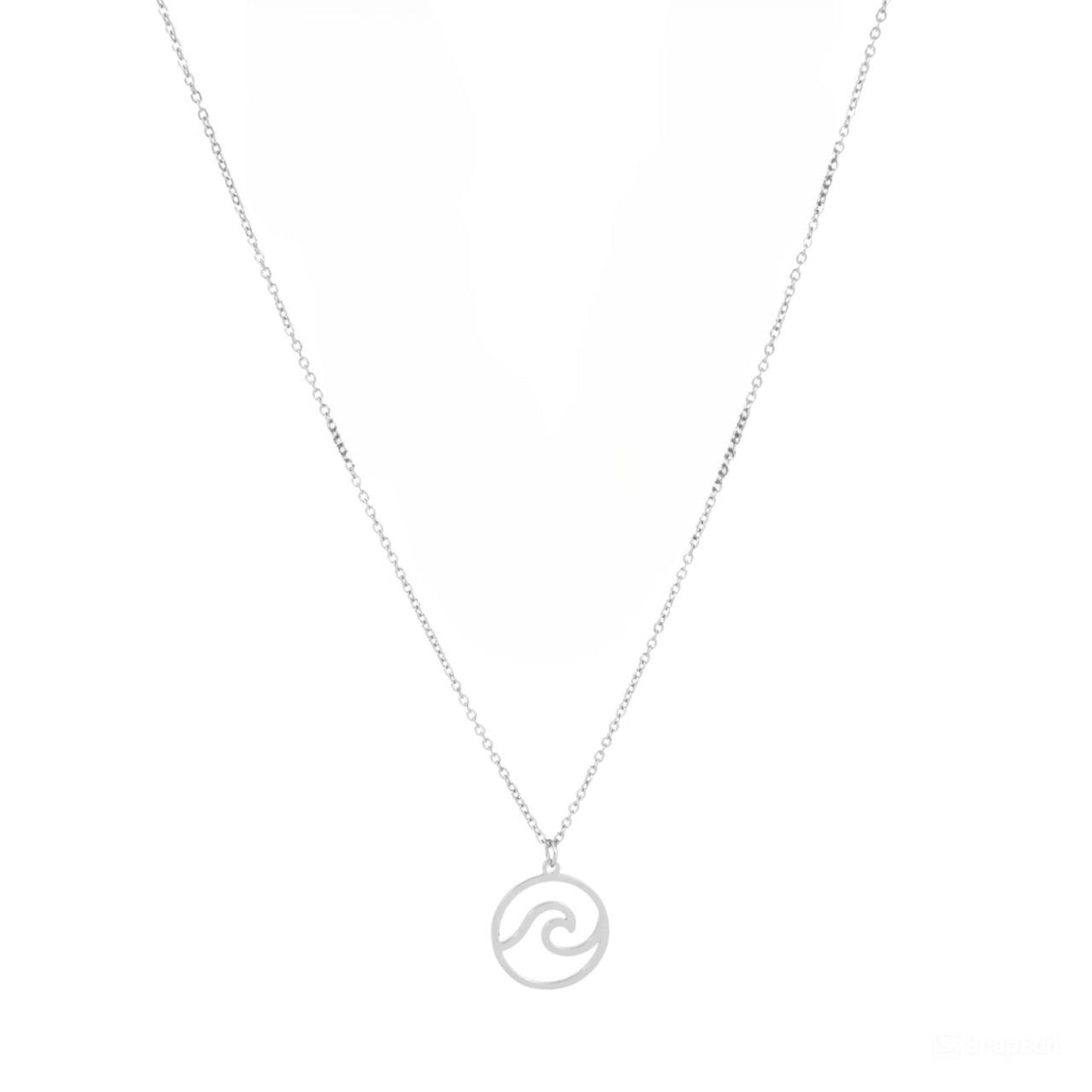 WAVE NECKLACE SILVER