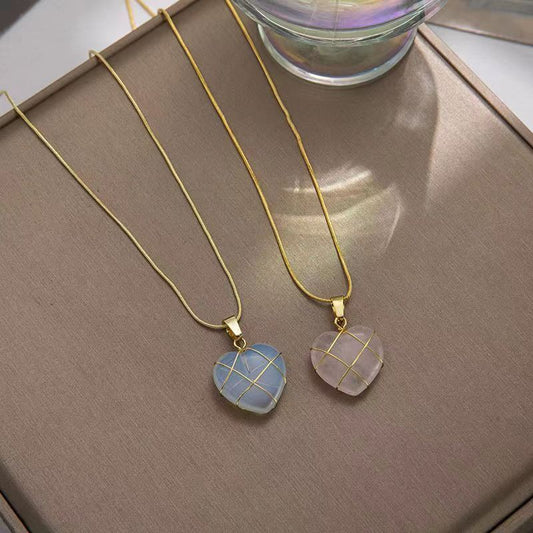 Fashion Moonstone Necklace For Cartoon princes Love Girl Necklace Novelty Jewelry - AXON