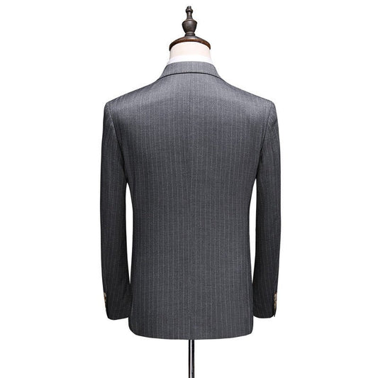 Fashion Simple Men's Double Breasted Suit - AXON
