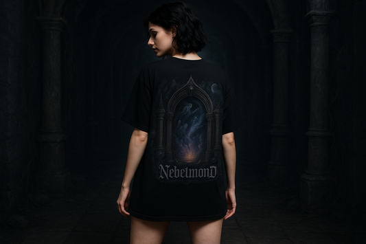 Astral Gateway | Occult Spirituality Collection | Nebelmond Oversized Shirt