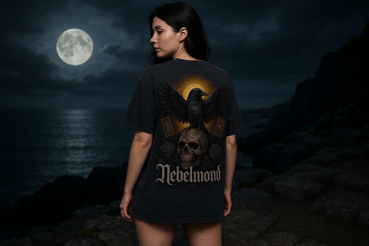 Raven's Prophecy | Occult Spirituality Collection | Nebelmond Oversized Shirt