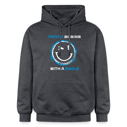 Hoodie Unisex "Peace begins with a smile"