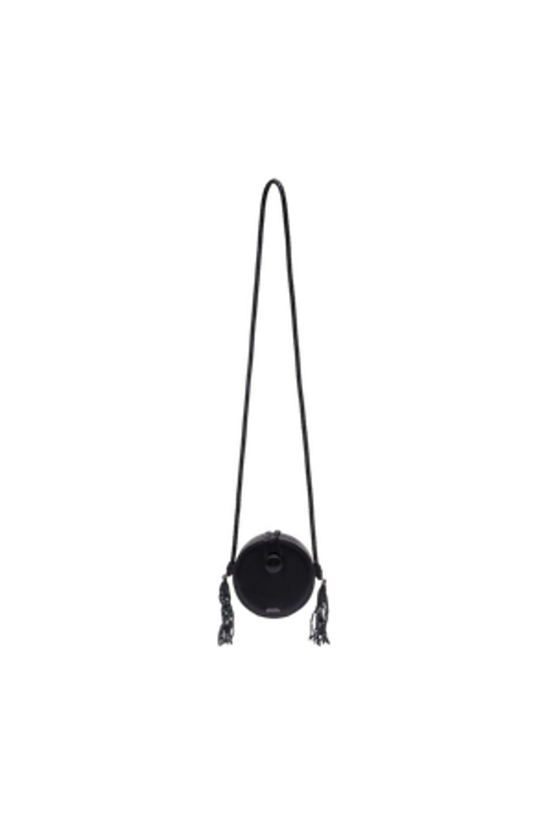 Houna Gd Schultertasche - Isabel Marant - Leder - Schwarz - AXON