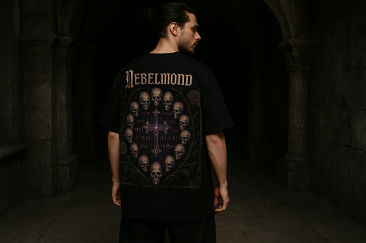 The Forgotten Prayer | Occult Spirituality Collection | Nebelmond Oversized Shirt