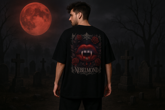 Vampire's Kiss | Occult Spirituality Collection | Nebelmond Oversized Shirt