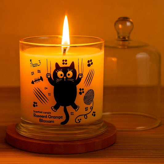 Duftkerze in Kerzenglocke, in Meow Edition