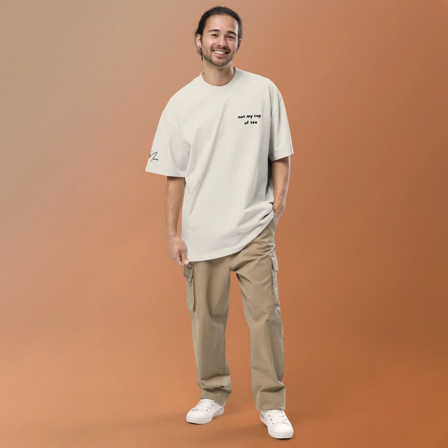 Oversized T-Shirt "not my cup of tea"