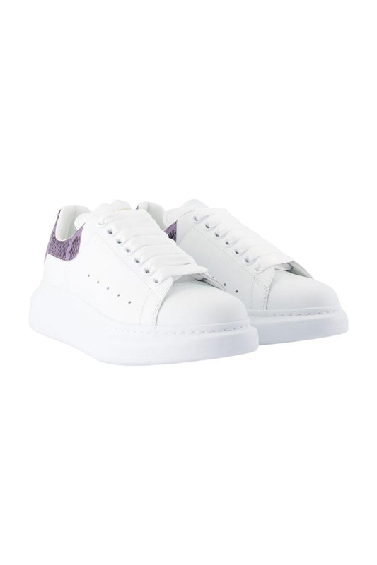 Oversized Sneakers - Alexander Mcqueen - White - Leather - AXON