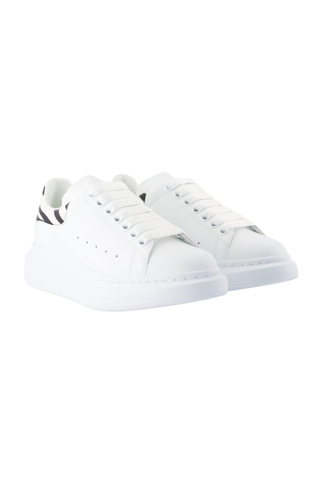 Oversized Sneakers - Alexander Mcqueen - White - Leather - AXON