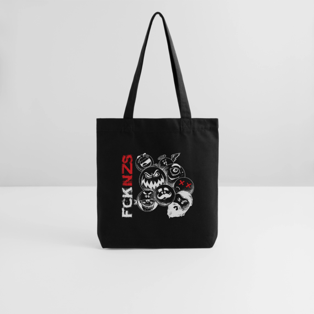 Recycelter Heavyweight Stoffbeutel - FCK NZS Spuk den Faschismus weg