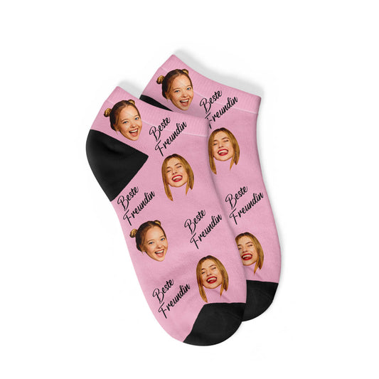 Personalisierte "BESTE FREUNDIN" Sneakersocken