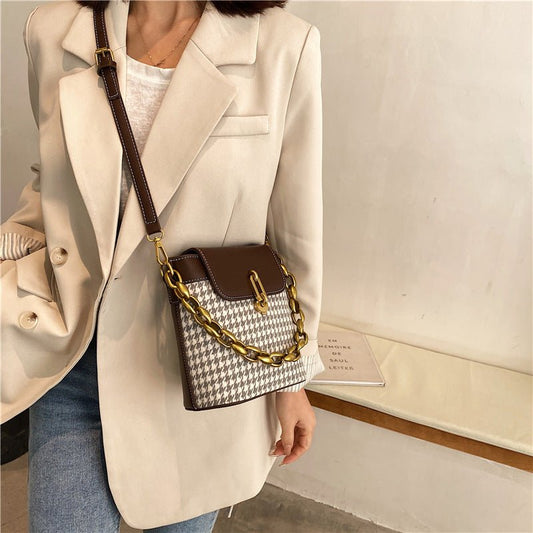 Simple Portable Bucket Bag Trendy All - match Net Red Popular - AXON