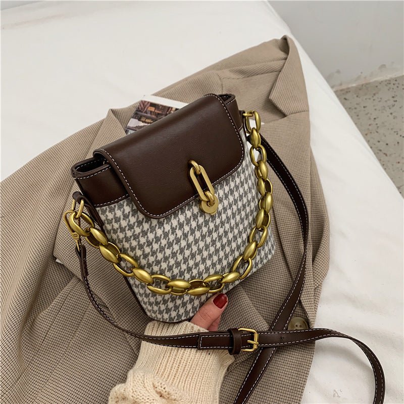 Simple Portable Bucket Bag Trendy All - match Net Red Popular - AXON