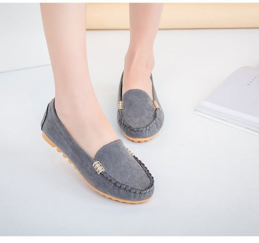 Spring and summer flat with the end of pregnant women nurse shoes Peas shoes casual women's shoes driving shoes Mom shoes a pedal - AXON