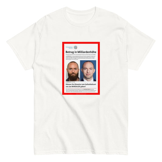 Jan Marsalek - Fahndung T-Shirt