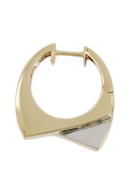 Handcuff Ohrring - Rainbow K - 9K Gold - Gelb