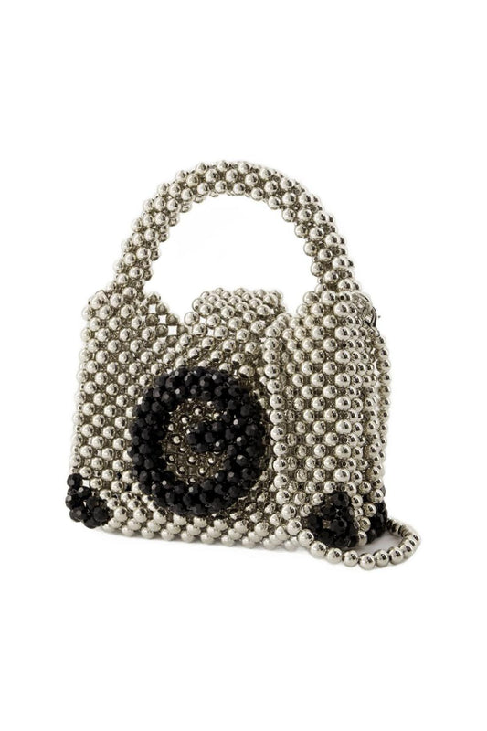 Perlenhandtasche - Germanier - Perlen - Silber