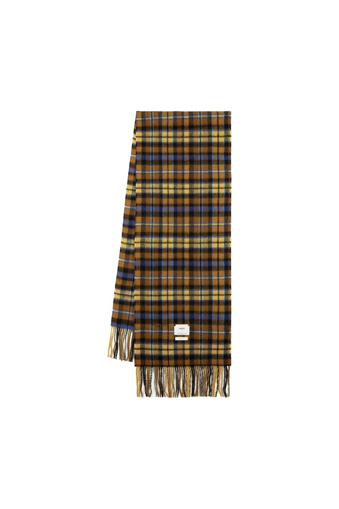 Tartan-Schal - Ader Error - Wolle - Braun