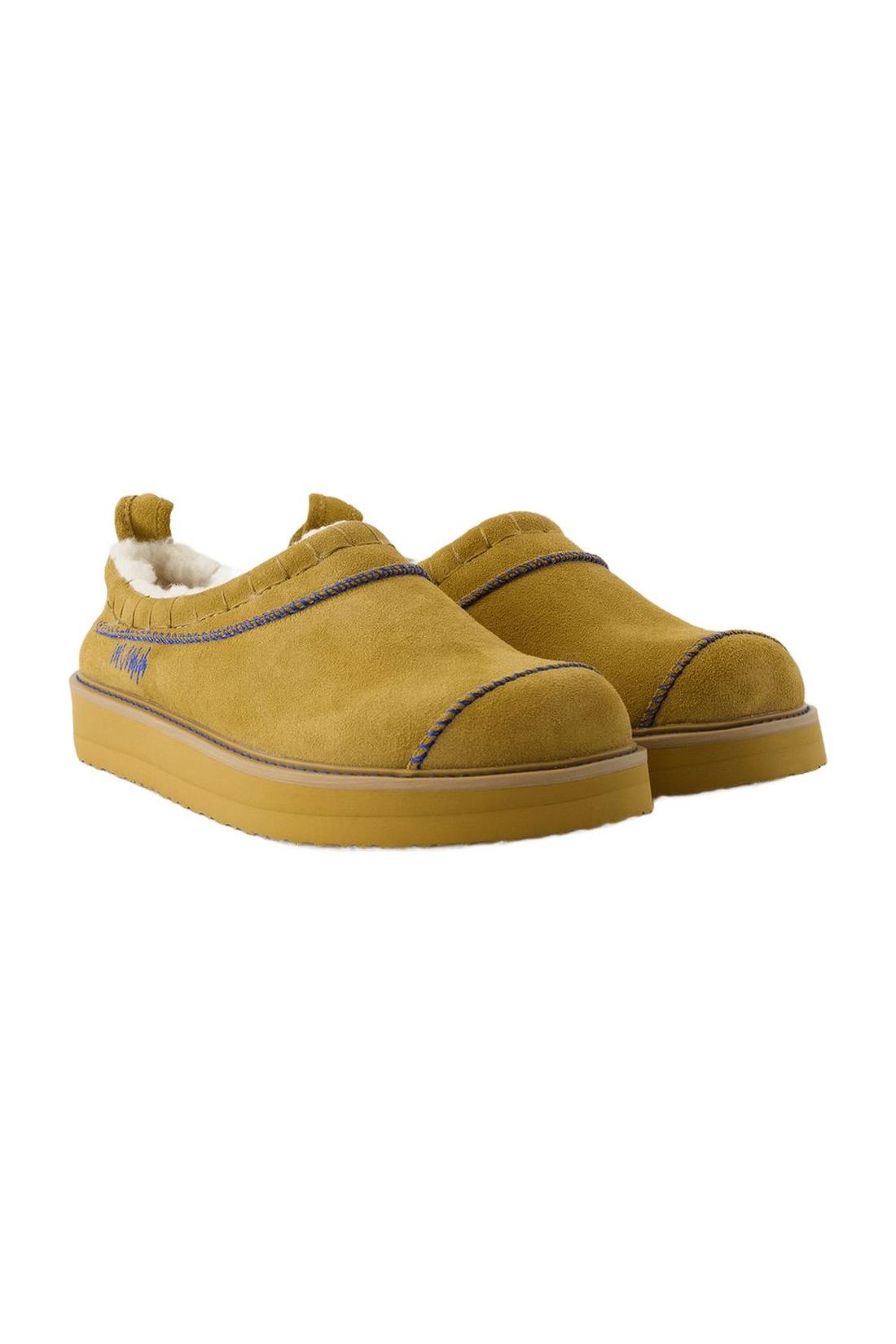 Slip On Pantoletten - Ader Error - Leder - Camel