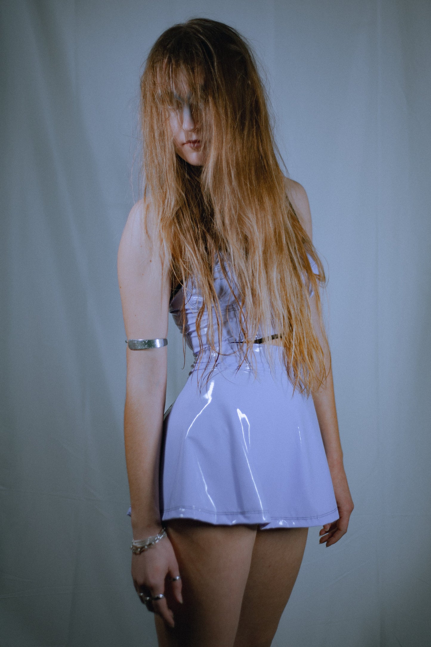 Soft Vinyl Mini Skirt