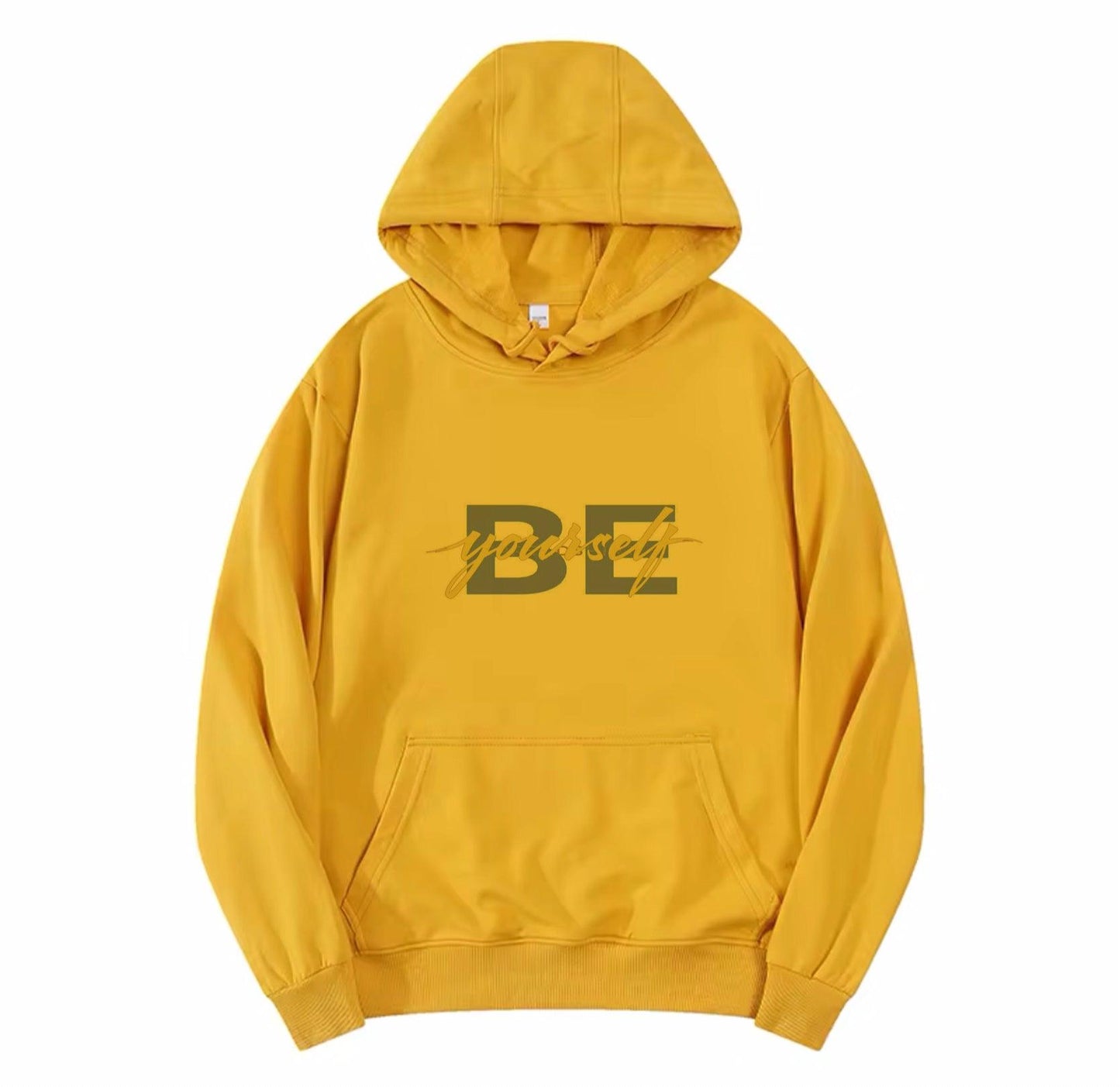 BE YOURSELF,New fashionable round neck hoodie