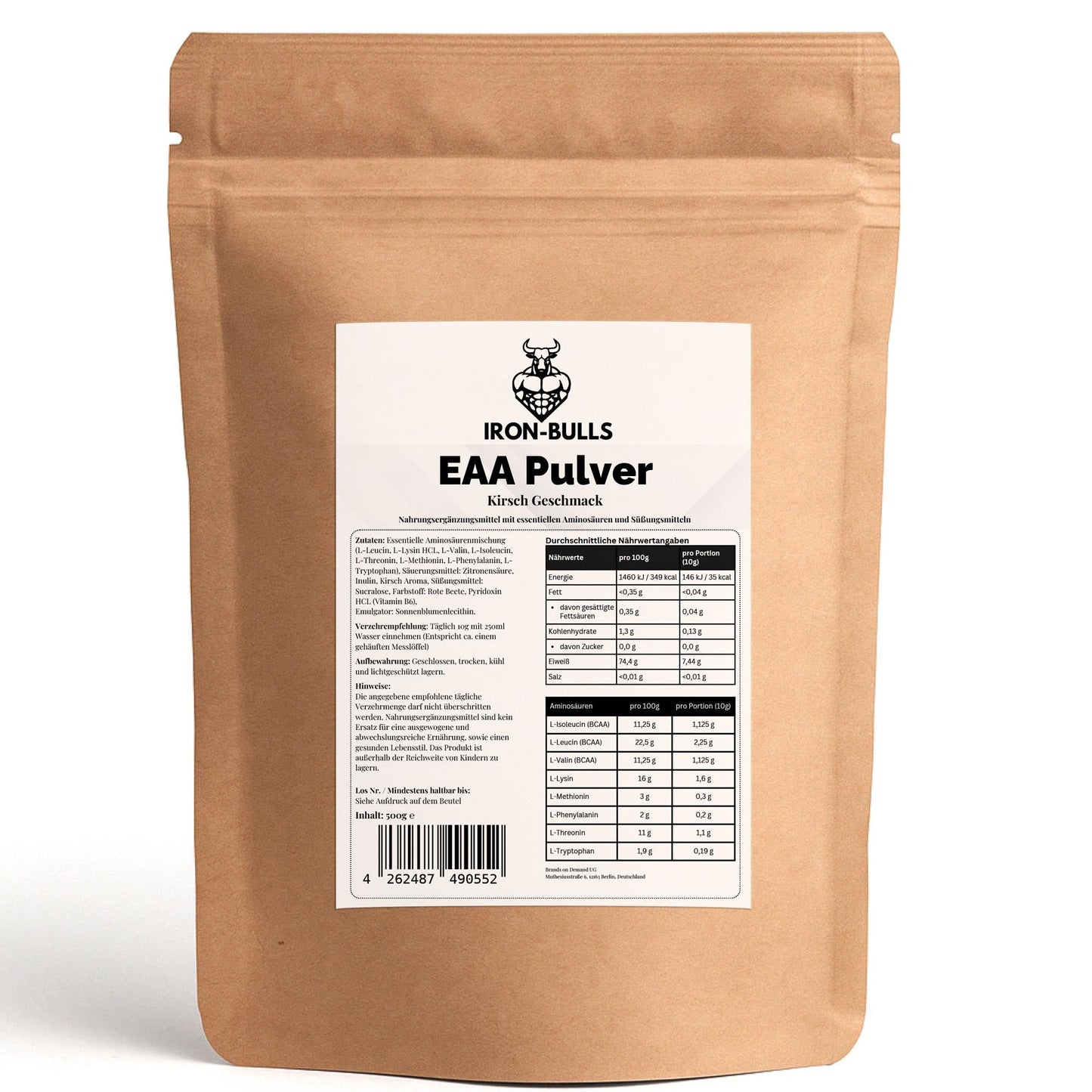 EAA (Essentielle Aminosäuren) Kirsche - 500g