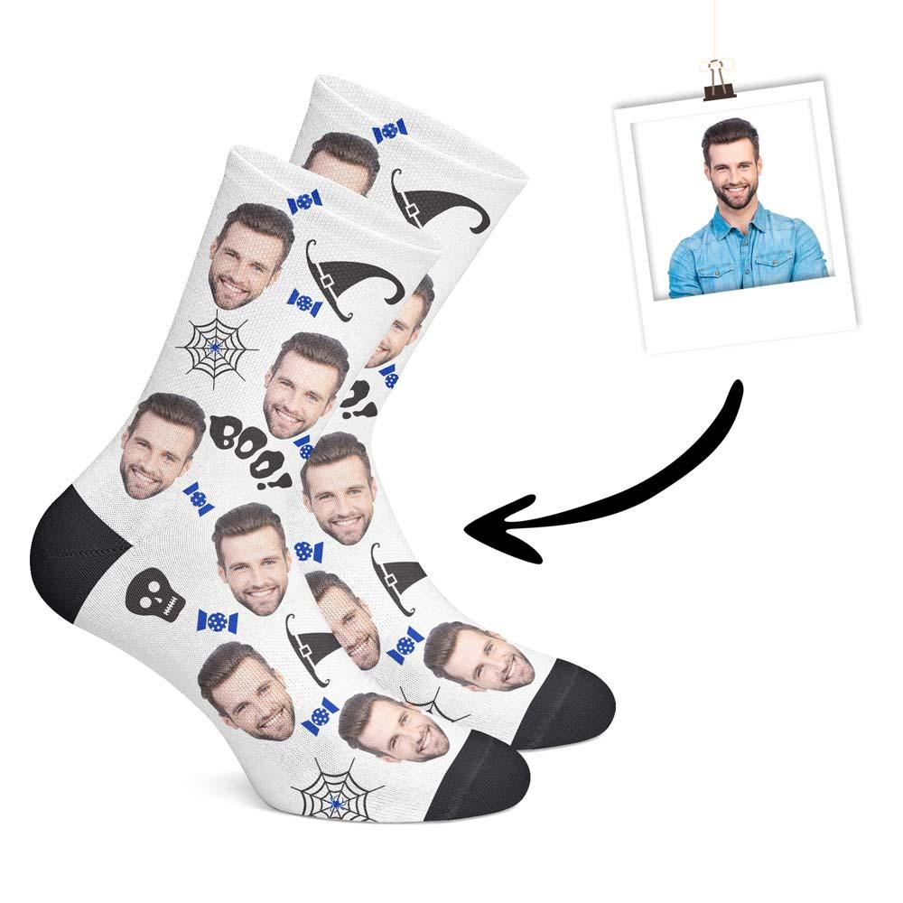 Personalisierte gespenstige Halloweensocken