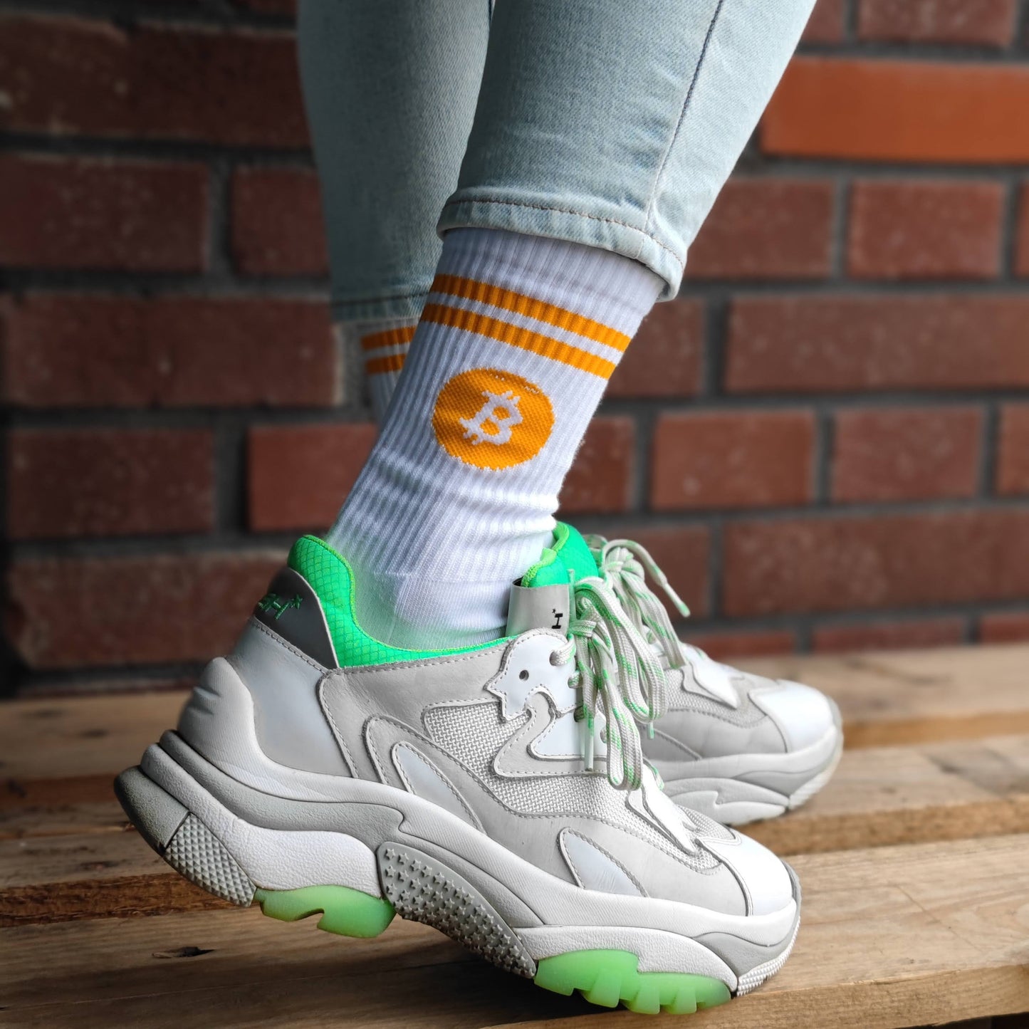 Bitcoin Socken - made in Portugal