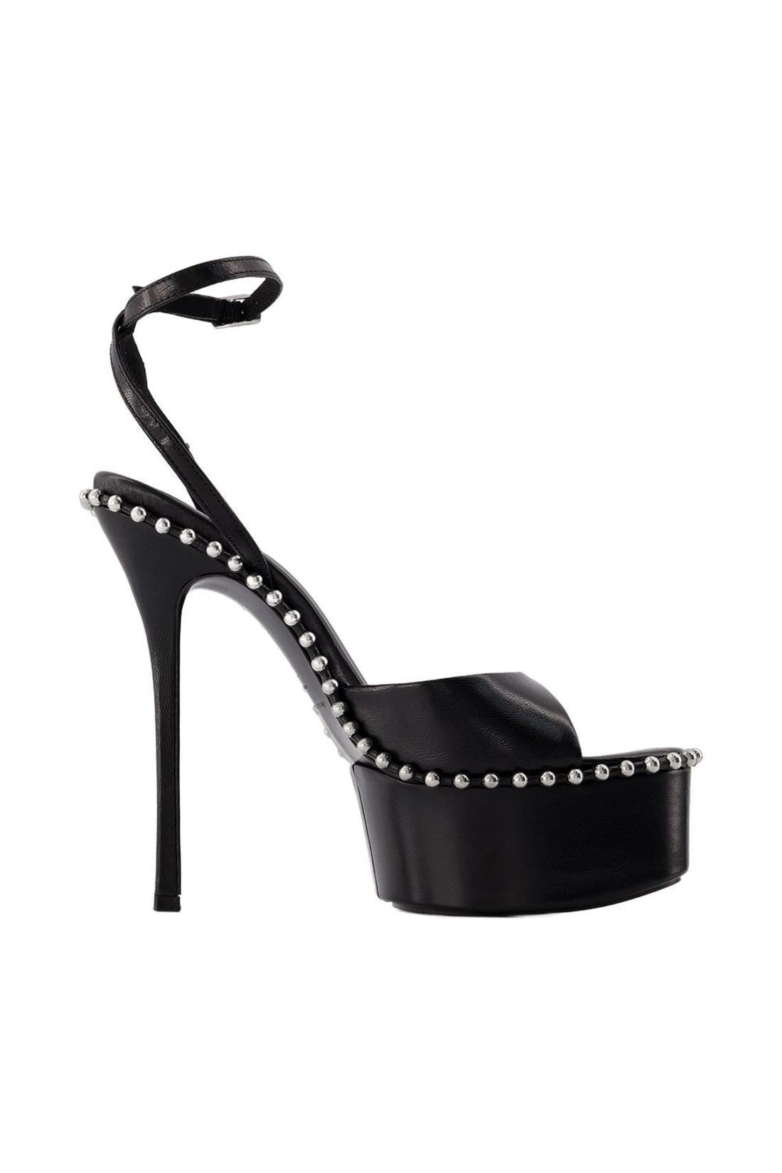 Sandalen Nova 145 - Alexander Wang - Leder - Schwarz