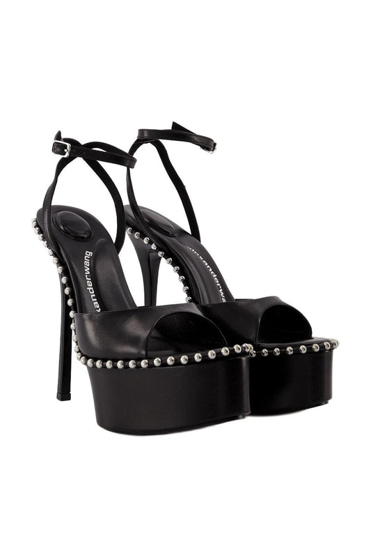 Sandalen Nova 145 - Alexander Wang - Leder - Schwarz