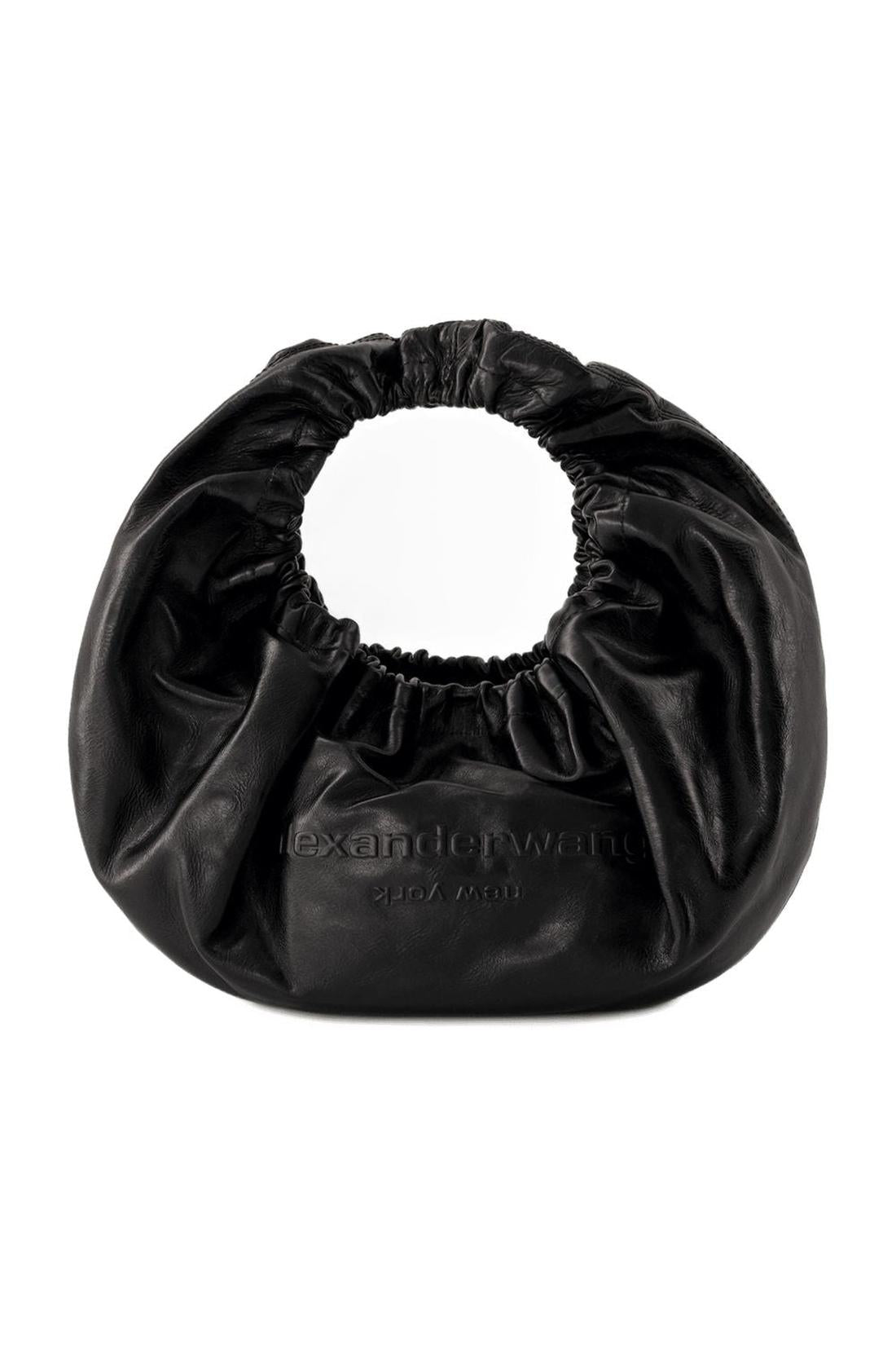 Crescent Small Handtasche - Alexander Wang - Leder - Schwarz